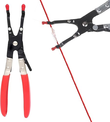 Lötzange,Löthilfe,Löthilfe Zange,Auto Kabelhalter,Kfz Kabel Schweiß Klemmen Metall Schlauchklemmenzangen,Lötfixierzange,Universal Auto Löthilfe Zange,Für Die Autowartung Reparatur, Schwarz - Cheap-Us