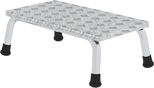 Aluminium-Arbeitspodest, starr, 1 Stufen Arbeitshöhe bis ca. 2,20 m - Cheap-Us