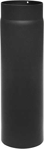 raik Rauchrohr/Ofenrohr 160 mm Durchmesser 500 mm Länge Stahlblech 2 mm Schwarz SH003-160-sw - Cheap-Us