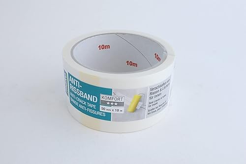 MAKO Anti-Rißband, Wandreparaturband, Gelb, 10m x 50mm - Cheap-Us