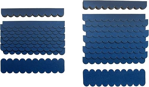 Birsppy 0,8 m²-2-Sets Mini Dachschindeln,Blau,Dachpappe,Vogelhäuser,Sandkastenüberdachung,Abdeckung,Bastlersatz,Briefkastendächer,Hundehütte,Kanichenstall,Nistkasten,Biberschwanz,Firsten - Cheap-Us