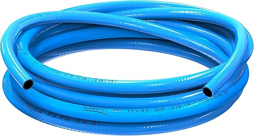 AUPROTEC Druckluftschlauch 10mm Ø Innen 30m PVC-Schlauch I 3-Schicht Gewebeschlauch für Druckluft-Kompressor I Bund/Meterware Kompressorschlauch hochflexibel - Cheap-Us