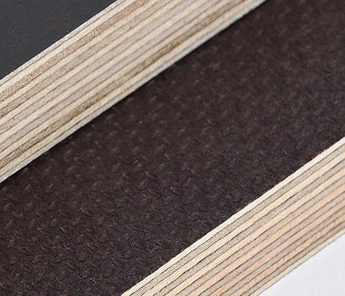 9mm Multiplex Zuschnitt Siebdruckplatten Multiplexplatten Zuschnitte Melaminbeschichtet Birke Bodenplatte Holz Braun Grau (Breite 20 cm, Länge 90 cm) - Cheap-Us