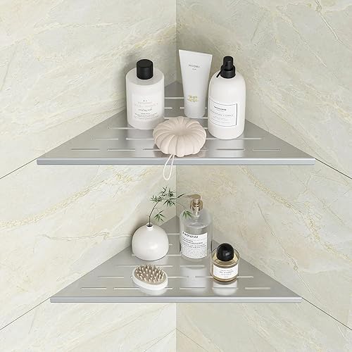 Neodrain Duschregal Ecke 305mm Edelstahl Duschablage Eckregal Fliesen Eingelassen mit Entfernungswerkzeug für Badezimmer Küche - Cheap-Us