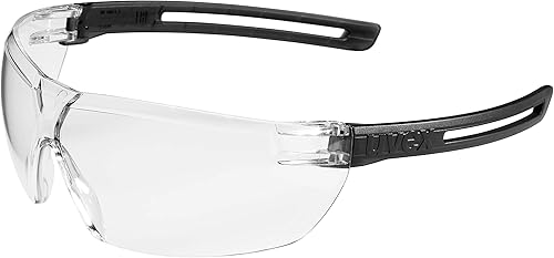 uvex x-fit Schutzbrille 9199 - beidseitig extrem kratzfest & chemikalienbeständig, 100% UV-400-Schutz - Sicherheitsbrille mit klarer Scheibe - Arbeitsbrille für Labore - Cheap-Us