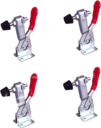 Preamer Hand-Kippklemmen, 100 kg, horizontale Klemme, Schnellspanner, Holzbearbeitungsklammern, 4 Stück - Cheap-Us