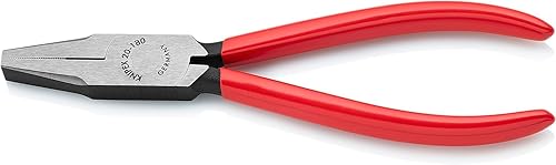 KNIPEX Flachzange mit Kunststoff überzogen schwarz atramentiert 125 mm 20 01 125 - Cheap-Us