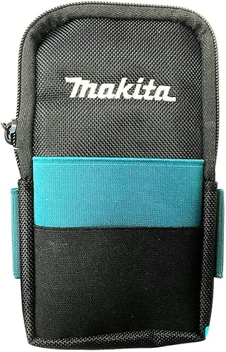 Makita Smartphone Tasche XL (aus Nylon, mit Reisverschluss, Größe 115 x 40 x 200 mm, Schutzhülle für Smartphone) - Cheap-Us