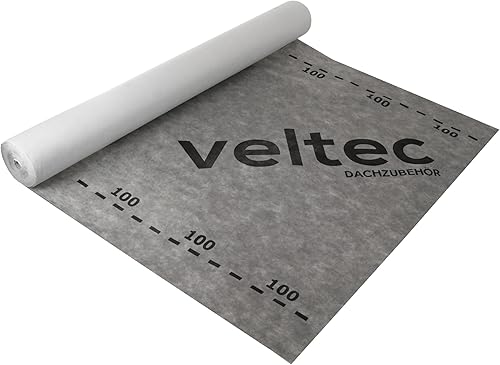 Unterdeckbahn Unterspannbahn veltec 100 Light Sd=0,03m 100g/m2 (75m2) Dachfolie /3-lagig - Cheap-Us