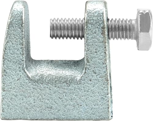 QWORK® 10 Stück trägerklemme, stehfalzklemme, verzinkter Stahl, M12(12mm), für brückenbau, hochbau - Cheap-Us
