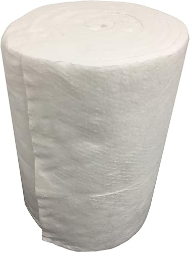 EINSIDE Keramikfasermatte bis 1200°C, Feuerfeste Matte Rolle 7,30 m x 61 cm, Dicke 2,5 cm, Dichte 64 kg/m³ - Cheap-Us