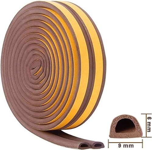 Dichtungsband für Türen Fenster, 20M Türdichtung Selbstklebendes Fensterdichtung Anti-Kollision Dichtungsstreifen Gummi Schaum Siegel Streifen Schalldämmung Weiß - Cheap-Us