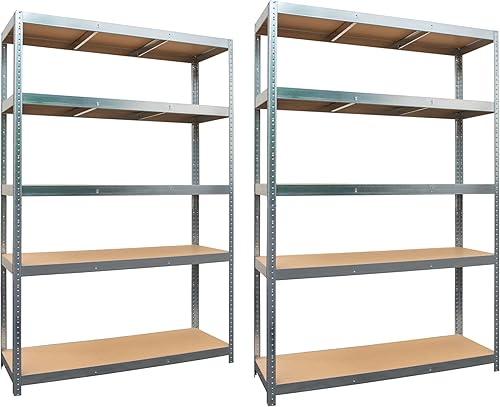 G-Rack 5 Fach-Schwerlastregal - 150x75x30 cm - 175 kg Last je Regalboden - 5 Jahre Garantie - Cheap-Us