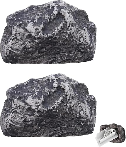 AHEJIOO 2 Stück Stein Mit Geheimfach, Schlüsselversteck Für Draußen, Schlüsselstein, Schlüssel Versteck, Stein Schlüsselversteck, Verstecken Sie Ihren Ersatzschlüssel Im Stein Außen - Cheap-Us