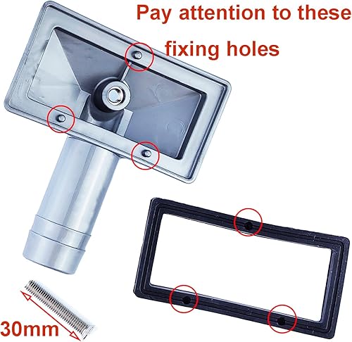 Qrity 4 Stück Dichtungsringe, Gummi Dichtungen Ringe Flachdichtung, Überlaufdichtung, für Überlaufkopf und Qrity-Überlaufköpfe (ASIN B0791XNZQX, B09YHKL23P), 73x37x6mm - Cheap-Us