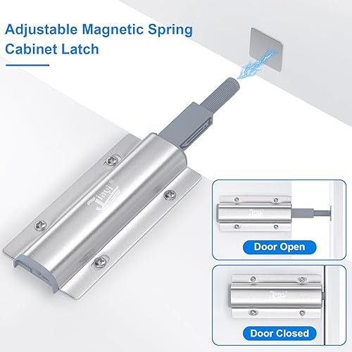 Drucktüröffner Push to Open Magnet Jiayi 2 Stück Schrank Türöffner Tip on Beschlag Schubladen Drucköffner Schranktür Magnetschnäpper Druckschnapper Schranktür Öffner Druck - Cheap-Us