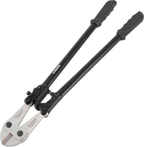 TECPO Bolzenschneider 600 mm 24' groß CR-V aus gehärteten Backen Bolt Cutter Bolzenschere Seitenschneider Drahtschneider gehärtet rutschfester ergonomischer Gummigriff - Cheap-Us