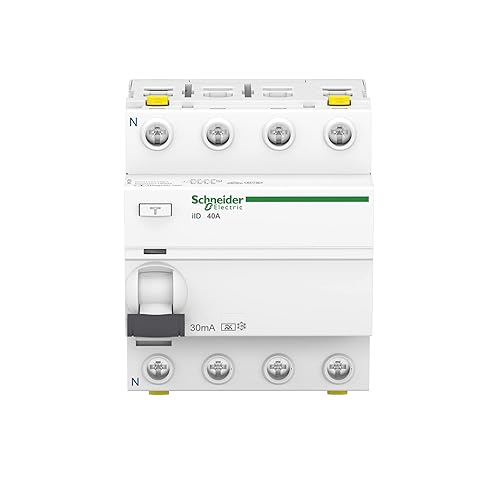 Schneider Electric Fehlerstrom-Schutzschalter, FI-Schalter, IID 4P 40A 30MA TYP A, A9Z21440 - Cheap-Us