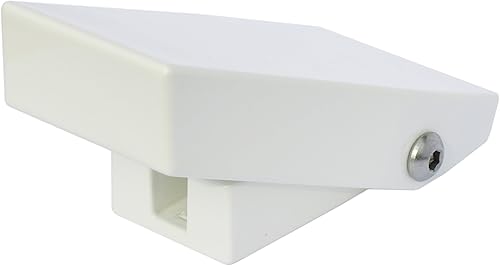 Fensterschnapper 04117 Zusätzliche Fenstersicherung | Einbruchschutz Ohne Batterien | Aufhebel Stopp Für Fenster | Fensterriegel Ohne Bohren In Fensterrahmen | Fensterblockade Weiß - Cheap-Us