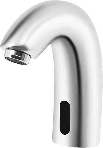 CLEADONG Berührungsloser Wasserhahn, Modundry Automatische Infrarot Sensor Wasserhahn, Automatik Waschtischarmatur Wasserfall Waschbecken Armatur für Schulen, Hotels - Cheap-Us