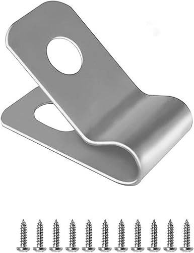 Lioaeust 200 Stück Zaun-Drahtklemmen, landwirtschaftliche Zaun-Befestigungsclips, Zaunbefestigungsclips für Zaundraht wurden an Zaunpfosten montiert (Aluminium) - Cheap-Us