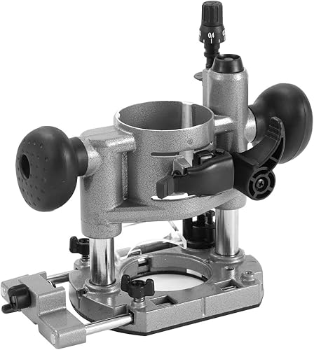 KATSU Trimmer Tauchbasis, voll einstellbar, für Elektro- oder Akku-Holz-Handoberfräsen mit Staubdüse SP10174805 - Cheap-Us