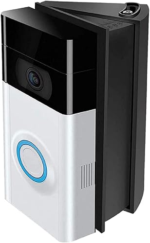 Verstellbare Türklingel-Winkelhalterung, kompatibel mit Ring Video Türklingel 1/2/3/4 Ersatz-Winkelanpassungsadapter, Montagehalterung, Keil-Set (30 bis 55 Grad) - Cheap-Us