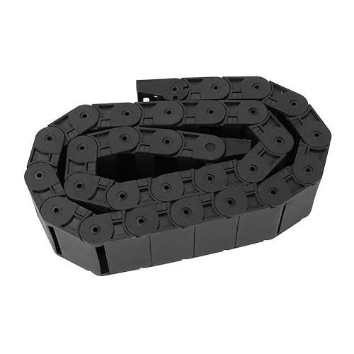 1 meter r38 nylon schwarz schleppkette, drahtträger schleppkette graviermaschine zubehör, für 3d drucker cnc maschine 18x50mm - Cheap-Us