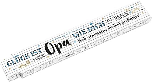 Herz & Heim® Geschenk für Opa Zollstock Glück ist einen Opa wie Dich zu haben - Cheap-Us