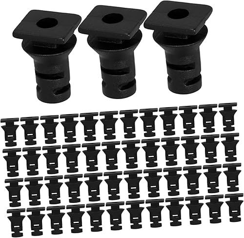 FELTECHELECTR Zugentlastungsanschluss Kabelverschraubung 100-teilig Abs-material Drahtloch-zugentlastung Für Datenkabel-schutzabdeckung - Cheap-Us