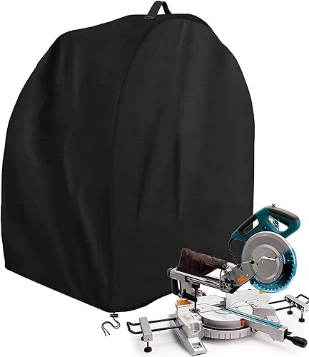 Gehrungssägen-Abdeckung, tragbare Tischsägen-Abdeckung,Wasser- und Sonnenschutzhülle - Oxford-Stoffbezug für Verbundholzsägen, Werkzeugmaschinen, 28,3 x 24 x 28,3 Zoll - Cheap-Us