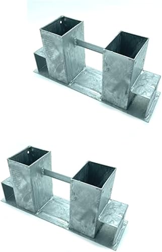 2x Holzstapelhilfe Feuerverzinkt für Kanthölzer 80x60mm/60x40mm Stapelhilfe Holzstapelhalter Brennholz Kaminholz Gestell Holz - Cheap-Us