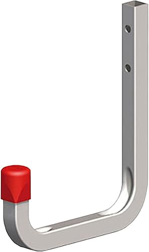 Secotec 4 x Universalhaken verzinkt 80 x 120 mm Belastbarkeit 45 kg Allzweckhaken Gerätehaken - Cheap-Us