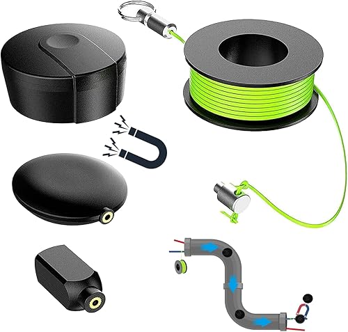 4 Stück Magnet Kabelzieher Magnetischer Drahtabzieher Magnetischer Drahtzieher Kabeleinziehhilfe Magnet Magnetic Cable Wire Puller Magnet Kabelzieher Für Rohren, Wänden, Böden Und Decken - Cheap-Us