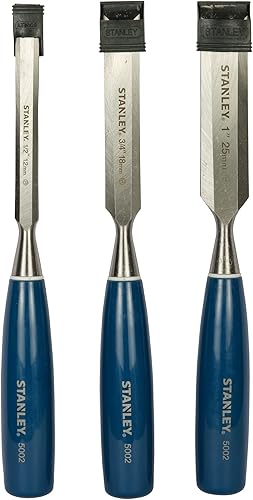 STANLEY 5002 Bevel Edge Chisel Set of 3 - Cheap-Us