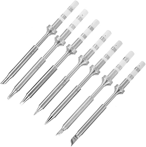 Broco TS100 lötkolben spitze,7pcs Mini Edelstahl Lötspitzen Ersatz für TS100 Lötkolben 7 Typen TS-K TS-KU TS-B2 TS-I TS-D24 TS-BC2 TS-C4 - Cheap-Us