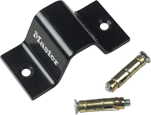 MASTER LOCK Stahlanker, Wand-/Fußbodenanker zur Verwendung mit Kabel oder Kette, ideal, um Fahrräder an einem festen Punkt zu sichern - Cheap-Us