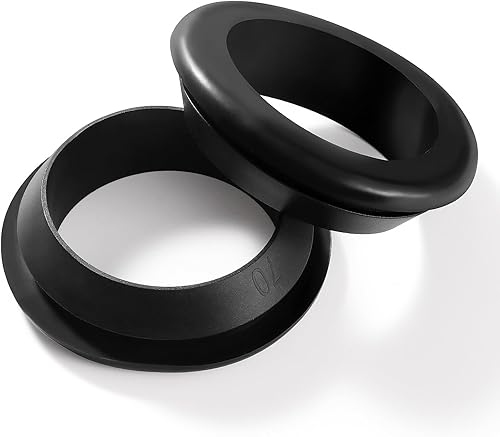 YIXISI 2 Stücke Durchmesser 60 * 70 mm Gummitüllen, Geschlossene Gummitüllen, Kabeldurchführung Gummistopfen, Gummitülle Elektrischer Leiter Dichtungsring, für Kabelschutz, Kabelkanal - Cheap-Us