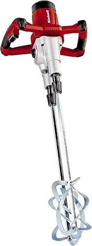 Einhell Farb-Mörtelrührer TE-MX 1600-2 CE Twin (1.600 W, 2-Gang-Getriebe, gegenläufige Rührer, dynamische Drehzahlregelung, Hex-Rühreraufnahme, inkl. 2 Rührer für Mörtel Ø 120 mm) - Cheap-Us