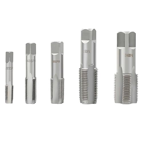 5 Stück Gewindenachbohrer aus Hochgeschwindigkeitsstahl, 55° Gewindeschneider G1/8 G1/4 G3/8 G1/2 G3/4 für Industrie und Autoreparatur - Cheap-Us
