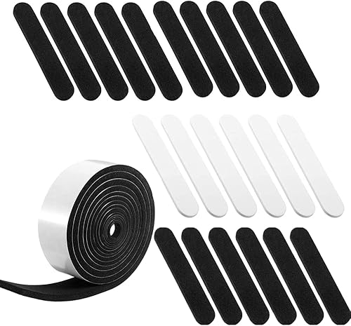 23 stück Hut Größe Klebeband Schwarz und Weiß Hut Größe Reduzierer Schneidbar Schaum Reduzier Klebeband Rolle für Kappen und Hüte Schweißband - Cheap-Us