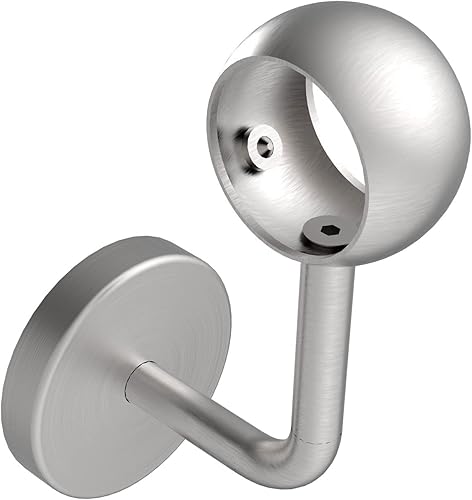 Sixone Handlaufträger mit Abdeckrosette und Kugelring Ø42,4 mm Handlaufhalter V2A Wandhalter - Cheap-Us