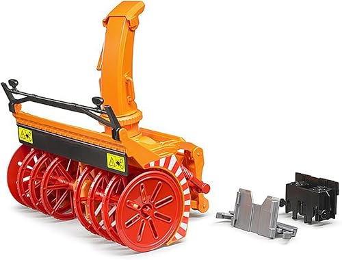bruder 02349 - Zubehör Schneefräse - 1:16 Winterdienst Schneepflug Schneeräumer Winter Spielzeug - Cheap-Us