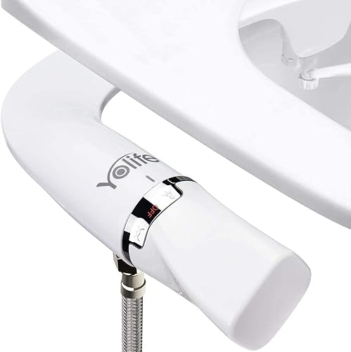 Yolife Ultra-Slim-Bidet, Nicht Elektrische Doppeldüse (hintere/weibliche Wäsche) Frischwassersprüher-Bidet für Toilette - Cheap-Us
