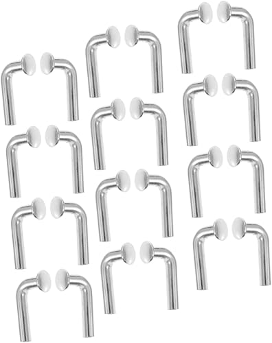 HOMOCONO 8 mm Universal-Sicherheitsstift robuster Verriegelungsstift für Palettenregale verzinkter Palettenregal-Fallstift flacher Kopf - Cheap-Us