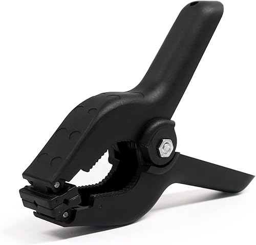 Coideal Kunststoff-Nylon-Federklemmen für fotografische Hintergründe, 8 Stück, große DIY-Werkzeuge, Musselin-Hintergründe, Klemmen für Studio, Foto, Kunst & Handwerk (11,4 cm, Schwarz) - Cheap-Us