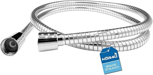 kör4u Brauseschlauch chromflex 1,60 m, Sechsschichtiger Design-Kunststoff-Schlauch, knickfest, Duschschlauch, reinigungsfreundlich - Made in Germany - Cheap-Us