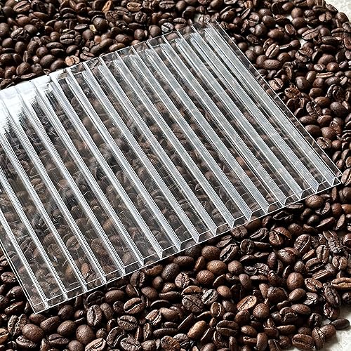 Löffert® Stegplatten Gewächshaus Set | Polycarbonat | 4mm - 6mm - 8mm - 10mm | alle Standardgrößen & Zuschnitt auf Maß (6mm - 5 Stück, 1500x605 mm) - Cheap-Us