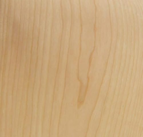 Aibote Natürliches Kirschholzfurnier Restaurierungsblätter Holzaufkleber DIY Material (Gesamtgröße: 20,3 x 254 cm)für Lautsprecher Vitrinen Schränke Tischregale Küchenmöbel(flach geschnitten) - Cheap-Us