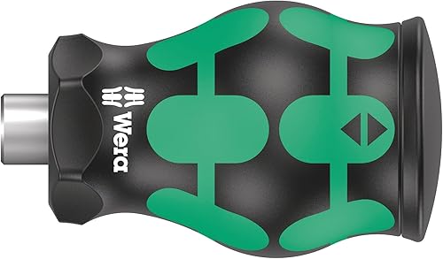 Wera 05008873001 Kraftform Kompakt Stubby 1 Schraubendreher mit Bit Magazin, 6-teilig - Cheap-Us